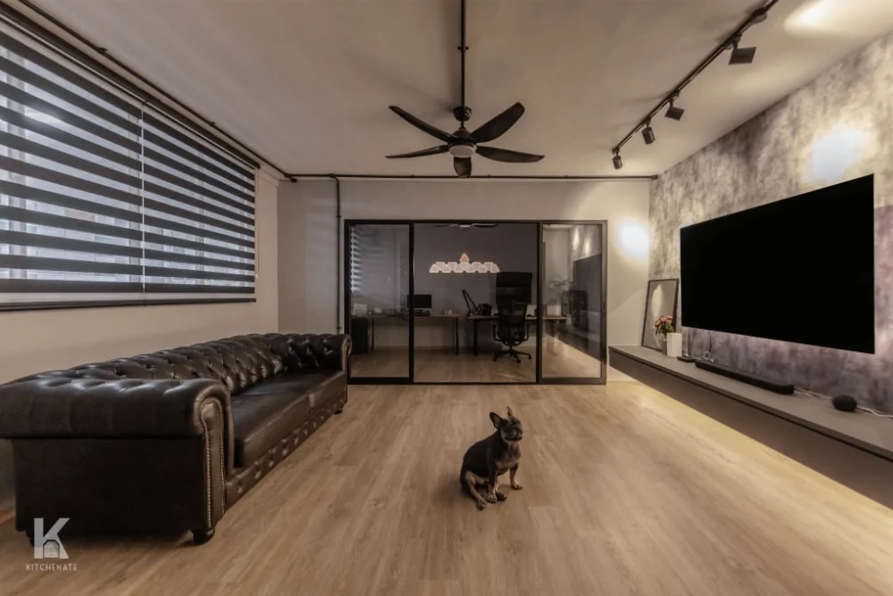 minimalist interior design in living room