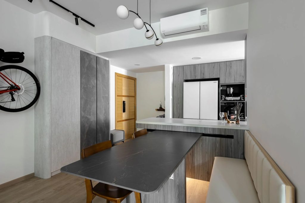 Open layout kitchen design