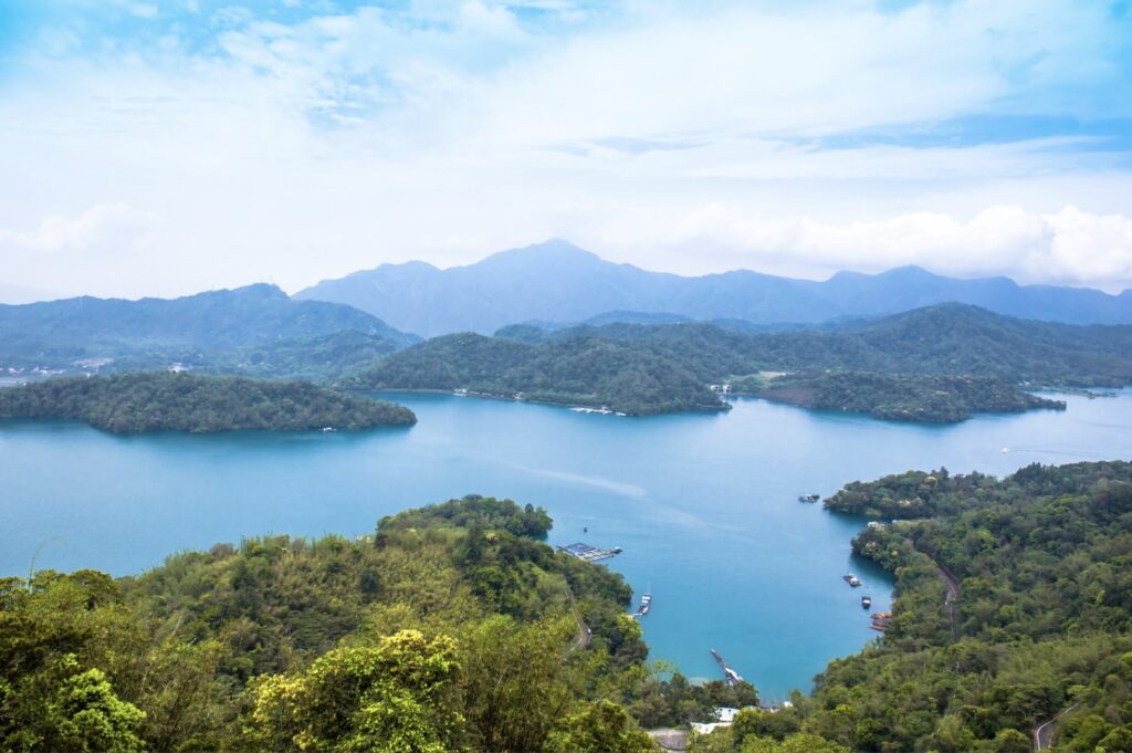 Beautiful lake view in Taiwan